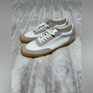 Express - White and Tan Men's Sneakers - Size 12